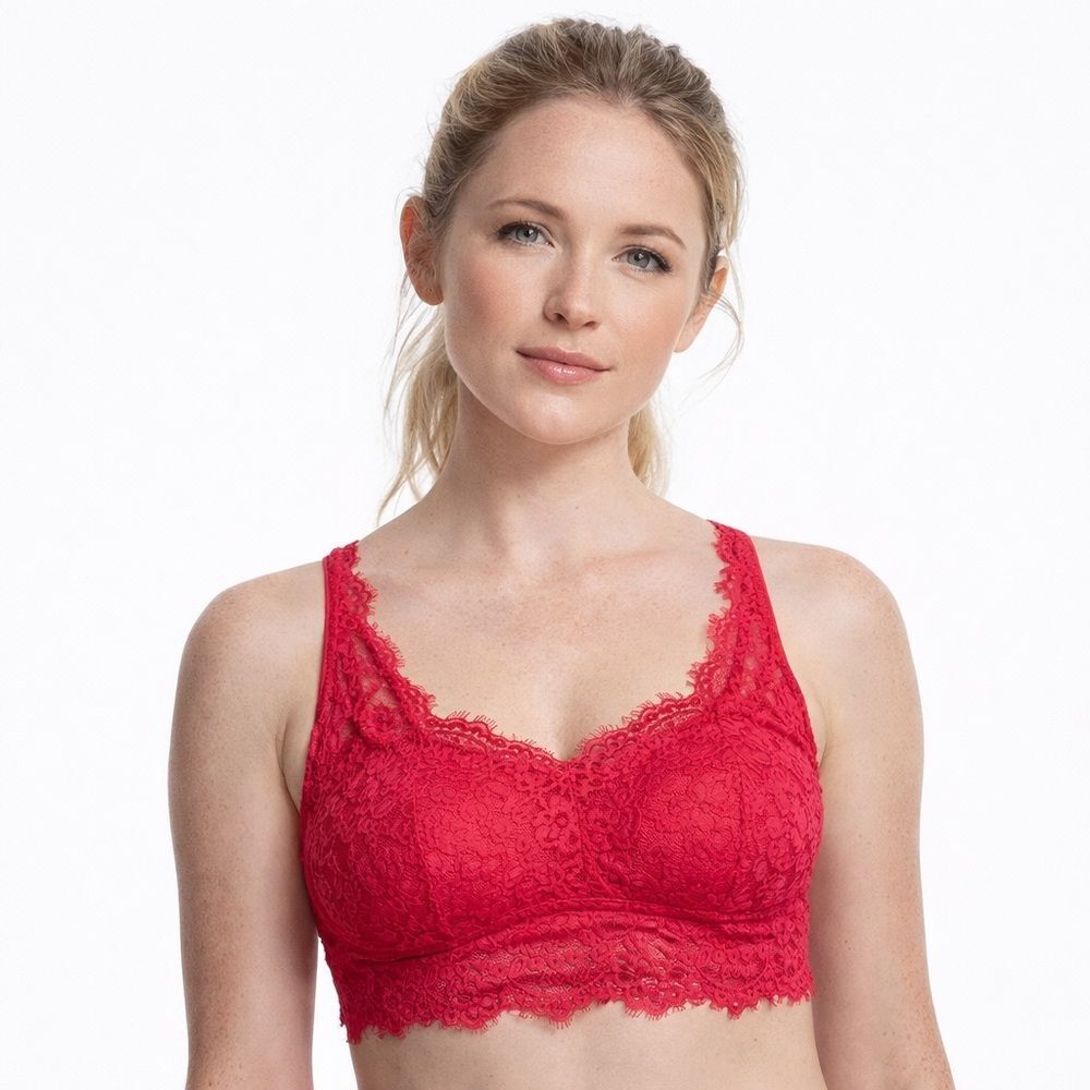 Aerie Pink Lace Bralette